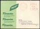 PHARMAZIE / MEDIKAMENTE : (13b) GARMISCH-PARTENKIRCHEN/ A/ DEUTSCHE BUNDESPOST 1953 (11.12.) PFS 04 Pf. Posthorn Auf Mon - Pharmacy