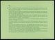 PHARMAZIE / MEDIKAMENTE : (13b) GARMISCH-PARTENKIRCHEN/ A/ DEUTSCHE BUNDESPOST 1953 (11.12.) PFS 04 Pf. Posthorn Auf Mon - Pharmacie