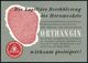 PHARMAZIE / MEDIKAMENTE : (24a) HAMBURG 1/ DEUTSCHE/ BUNDESPOST 1953 (31.8.) PFS 4 Pf. Posthorn Auf Dekorativer Color-Re - Pharmacie