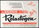 PHARMAZIE / MEDIKAMENTE : (16) WIESBADEN-BIEBRICH/ DR.E.UHLHORN & CO.. 1953 (13.7.) AFS = Eule Auf Posthorn, Zweifarbige - Pharmacie
