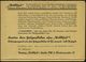 HOMÖOPATHIE / HEILPFLANZEN : BERLIN SW/ 11/ Werbt/ Neue/ Abonennten/ Verlag Volksheil 1932 (4.5.) AFS Auf Dreifach-Rekla - Médecine