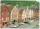 NORWAY - BERGEN - BRYGGEN / OLD CARS / SAAB / VOLVO / VW KAFER-BEETLE-COCCINELLE - Norvegia