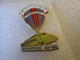 PIN'S    TGV  LORRAINE   DEVELOPPEMENT  AIR  RAIL  MONTGOLFIERE   Zamak  Ballard  Doré Or Fin - TGV