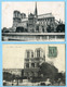 Lot De 2 CPA 75 PARIS Cathédrale Notre Dame - Notre Dame De Paris