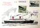 Thèmes Transports > Bateaux TIMBRES CROISIERE INAUGURALE AUX CANARIES DUU PAQUEBOT"FRNCE"DU 19-27/1/1962  VOIR IMAGES - Sonstige & Ohne Zuordnung