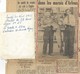 Ancienne Photo + Article  : Janvier KEIGNART à Droite...,"Brochet Pris à Arleux 29 Livres 1m29 Long."( 11,5 X 8,3 Cm ) - Arleux