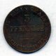 GERMAN STATES - ANHALT-BERNBURG, 3 Pfennig, Copper, 1840, KM #92 - Monedas Pequeñas & Otras Subdivisiones