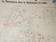 Carte "résistance Jura" - 1939-45