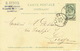 Carte Postale DISON 1896  - Cachet Privé B. DEBOIS - Imprimeur-Libraire-Magasin De Cigares - Dison