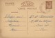 Entier Postal 90c Iris Vaguemestre D'Etapes Taounate Maroc, Document Peu Courant - WW II