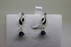 Delcampe - A60120 - Orecchini Pendenti In 925 Sterling - Zirconi Blu - Earrings