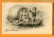FEL1406, Belle Fantaisie, Boat, Bateau, Poussins, Pirogue, Illustrateur J. Kränzle Wien, Circulée 1911 - Pâques