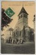 C. P. A. : 21 IS SUR TILLE : Eglise Et Mairie, Animé, Timbre En 1909 - Is Sur Tille