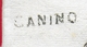 PREFILATELICA PONTIFICIO - 1823 Lettera Con Testo CANINO TOSCANELLA Timbro Postale E Sigillo GONFALONIERE - 1. ...-1850 Prefilatelia