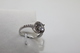 Delcampe - A60023 - Anello In Acciaio Con Zircone Austriaco  Misura 9 - Bagues