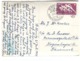 SWITZERLAND 1950, Confoederatio Helvetica, 30+10 C. De Luxe Handstamp Solo Perfect Dents On Postcard To Denmark SG 525 - Covers & Documents