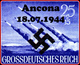 WW2 - Nazi Germany Wunderwaffe Unposted Stamp 25+15  With Overprint Ancona 18.07.1944 -  Großdeutsches Reich / Grossdeut - Neufs