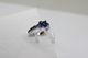 A60033/1 - Anello In Argento Sterling Pietre Blue - Misura 6 - Anillos