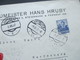 Österreich 1937 Durch Eilboten Express Eisenbahnen Nr. 646 Als 5er Block Vom Bogenrand + Passerkreuz MiF Volkstrachten - Cartas & Documentos