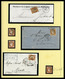 O Collection Composée De 8 Ex Obl Du 10c Bistre (dont 2 Ex Sur Lettre), 15 Ex Du 20c Bleu (dont 5 Lettres Et Variétés), - 1870 Belagerung Von Paris