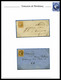 Delcampe - O 10c Bordeaux: Collection Composée De 11 Lettres Et 12 Détachés Dont Nombreuses Nuances (bistre Verdâtre...), Oblitérat - 1870 Ausgabe Bordeaux