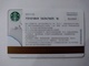 China Gift Cards, Starbucks, 100 RMB,  2017, (1pcs) - Tarjetas De Regalo