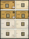 Delcampe - & 1872-1875, CERES DENTELES: Beau Stock Neuf Et Oblitérés Presenté Sur Fiches Individuelles Dont Oblitérations, Bandes, - Collections