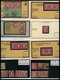 Delcampe - & 1872-1875, CERES DENTELES: Beau Stock Neuf Et Oblitérés Presenté Sur Fiches Individuelles Dont Oblitérations, Bandes, - Collections