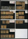 & 1872-1875, SAGE: Beau Stock Neuf Et Oblitérés Presenté Sur Fiches Individuelles Dont Oblitérations, Bandes, Blocs, Nua - Collezioni