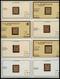 Delcampe - & 1872-1875, SAGE: Beau Stock Neuf Et Oblitérés Presenté Sur Fiches Individuelles Dont Oblitérations, Bandes, Blocs, Nua - Collezioni