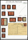 Delcampe - & 1923-1927, PASTEUR: Collection Comprenant De Nombreuses Variétés, Coins Datés, Millésimes, Roulettes, Quelques Lettres - Collezioni