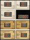 Delcampe - ** 1885-1955, POSTE, PA, Taxe: Très Beau Stock De Timbres Semi-Modernes En Majorité Neuf ** Presenté Sur Fiches Individu - Verzamelingen & Reeksen