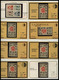 Delcampe - ** 1885-1955, POSTE, PA, Taxe: Très Beau Stock De Timbres Semi-Modernes En Majorité Neuf ** Presenté Sur Fiches Individu - Lots & Serien