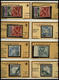 Delcampe - ** 1885-1955, POSTE, PA, Taxe: Très Beau Stock De Timbres Semi-Modernes En Majorité Neuf ** Presenté Sur Fiches Individu - Collections, Lots & Séries