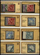 Delcampe - ** 1885-1955, POSTE, PA, Taxe: Très Beau Stock De Timbres Semi-Modernes En Majorité Neuf ** Presenté Sur Fiches Individu - Collezioni & Lotti