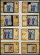 Delcampe - ** 1885-1955, POSTE, PA, Taxe: Très Beau Stock De Timbres Semi-Modernes En Majorité Neuf ** Presenté Sur Fiches Individu - Collections, Lots & Séries