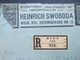 Österreich 1922 Frauenkopf MiF Einschreiben Wien 101 FIX Internationale Korrespondenz Und Tauschvereinigung Heinrich Swo - Cartas & Documentos