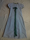 Ancien - Robe Longue Satinette Couleur Vert Pour Petite Fille Demoiselle D'honneur 1968 - Vestidos De Novia