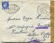 FRANCE LETTRE CENSUREE DEPART RISCLE 5-10-39 GERS POUR LA SUISSE - 1945-47 Cérès Van Mazelin