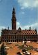 Belgium Louvain Library Of University Statue Vintage Cars Postcard - Autres & Non Classés