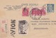 Entier Postal CP 5f Gandon Recommandé Par Avion  + T.P. Ob Paris 148 28 7 1948 Pour Beograd - Cartoline Postali E Su Commissione Privata TSC (ante 1995)