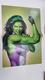 Poster Doble: She-Hulk (Mike Mayhew), Spider-Woman (Andrea DiVito). Proveniente De Women Of Marvel Posterbook - Otros & Sin Clasificación