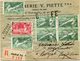 FRANCE THEME JEUX OLYMPIQUES LETTRE RECOMMANDEE DEPART PARIS 1-4-24 (1er JOUR D'EMISSION DES TIMBRES) POUR LA FRANCE - Ete 1924: Paris