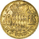 Monnaie, Monaco, Rainier III, 20 Francs, Vingt, 1951, TB+, Aluminum-Bronze - 1949-1956 Old Francs