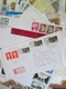 BIG LOT, 2 Kg,  ABOUT 1500 WORLDWIDE STAMPS, DOCUMENTS WITH  TAX STAMPS, 300+ COVERS POSTCARDS , AND OTHER - Kilowaar (min. 1000 Zegels)