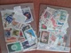 Delcampe - BIG LOT, 2 Kg,  ABOUT 1500 WORLDWIDE STAMPS, DOCUMENTS WITH  TAX STAMPS, 300+ COVERS POSTCARDS , AND OTHER - Vrac (min 1000 Timbres)