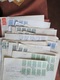 Delcampe - BIG LOT, 2 Kg,  ABOUT 1500 WORLDWIDE STAMPS, DOCUMENTS WITH  TAX STAMPS, 300+ COVERS POSTCARDS , AND OTHER - Vrac (min 1000 Timbres)