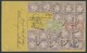 BAYERN 31a,31Ia BRIEF, 1875, 1 M. Violett, 25x, Dabei 5 Waagerechte Paare, Ein Dreierstreifen, Davon Eine Marke Mit Plat - Other & Unclassified