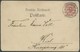 KIEL A 4 BRIEF, COURIER: 1895, 3 Pf. Große Eckkreuze, Gezähnt 111/2, Auf Ansichtskarte Fürst Bismarck Und König Von Siam - Correos Privados & Locales