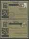 SST 1933-1945 1938/9, 4 Flugpostkarten Mit Händler-Reklame Und Verschiedenen Sonderstempel, U.a. BERLIN-REICHSTAG, Prach - Briefe U. Dokumente